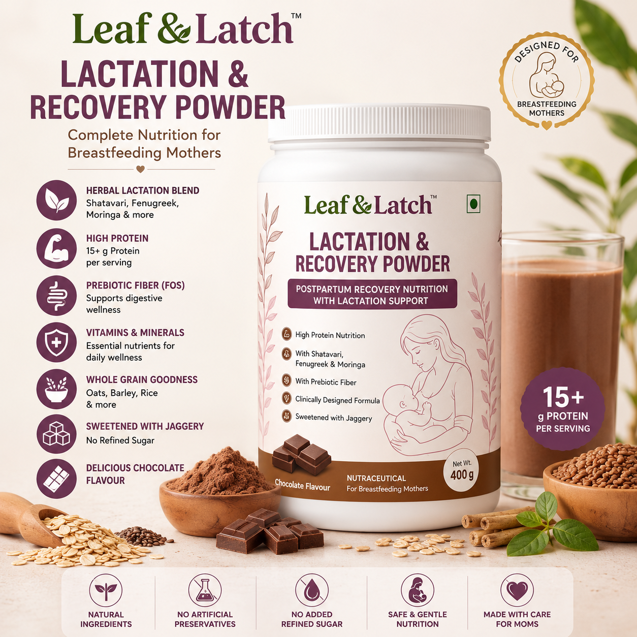 leaf & Ltach lacttion powder